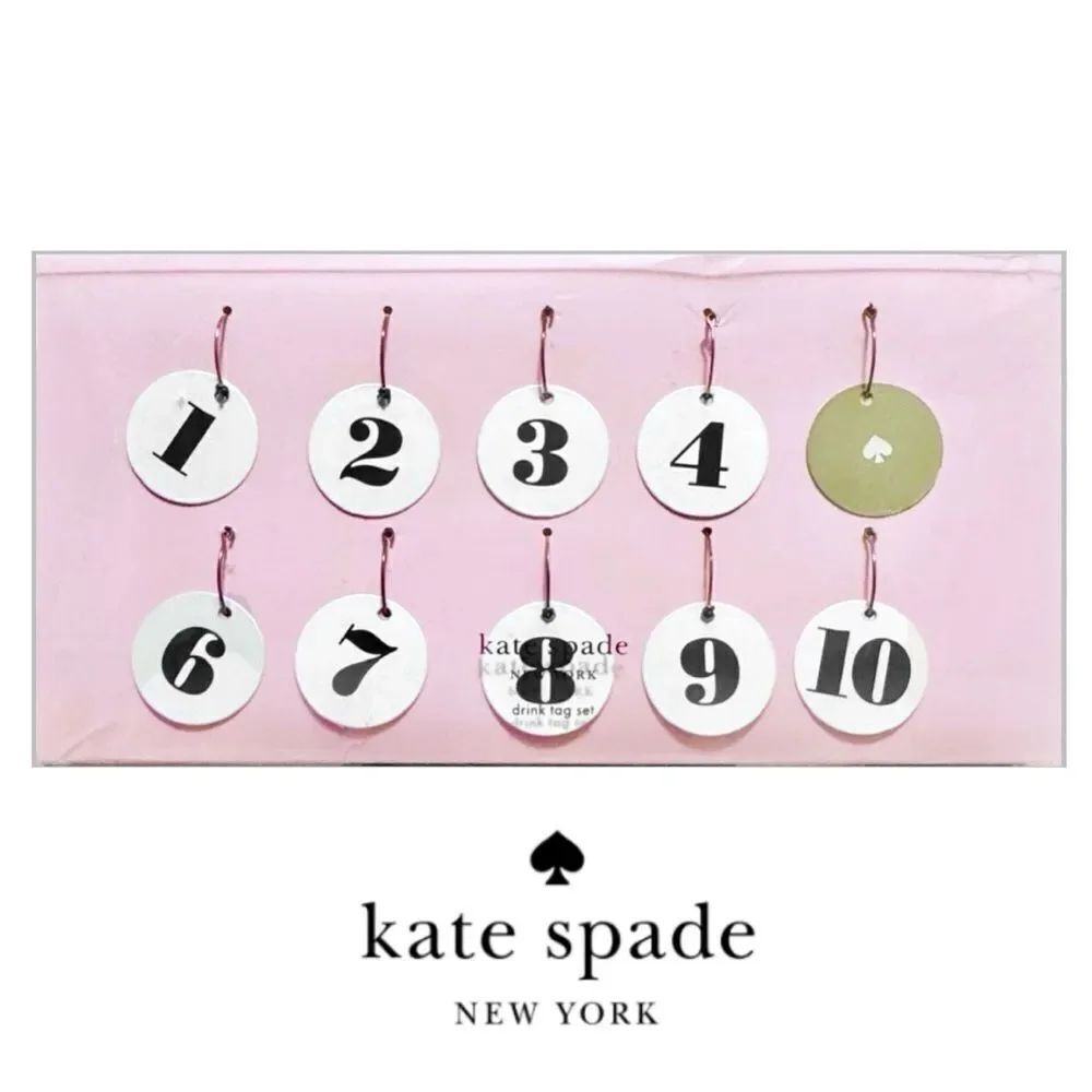 Kate Spade Drink Tags